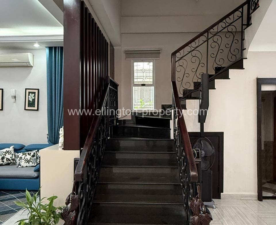 Villa For Rent In Chroy Changvar - Ellington Property