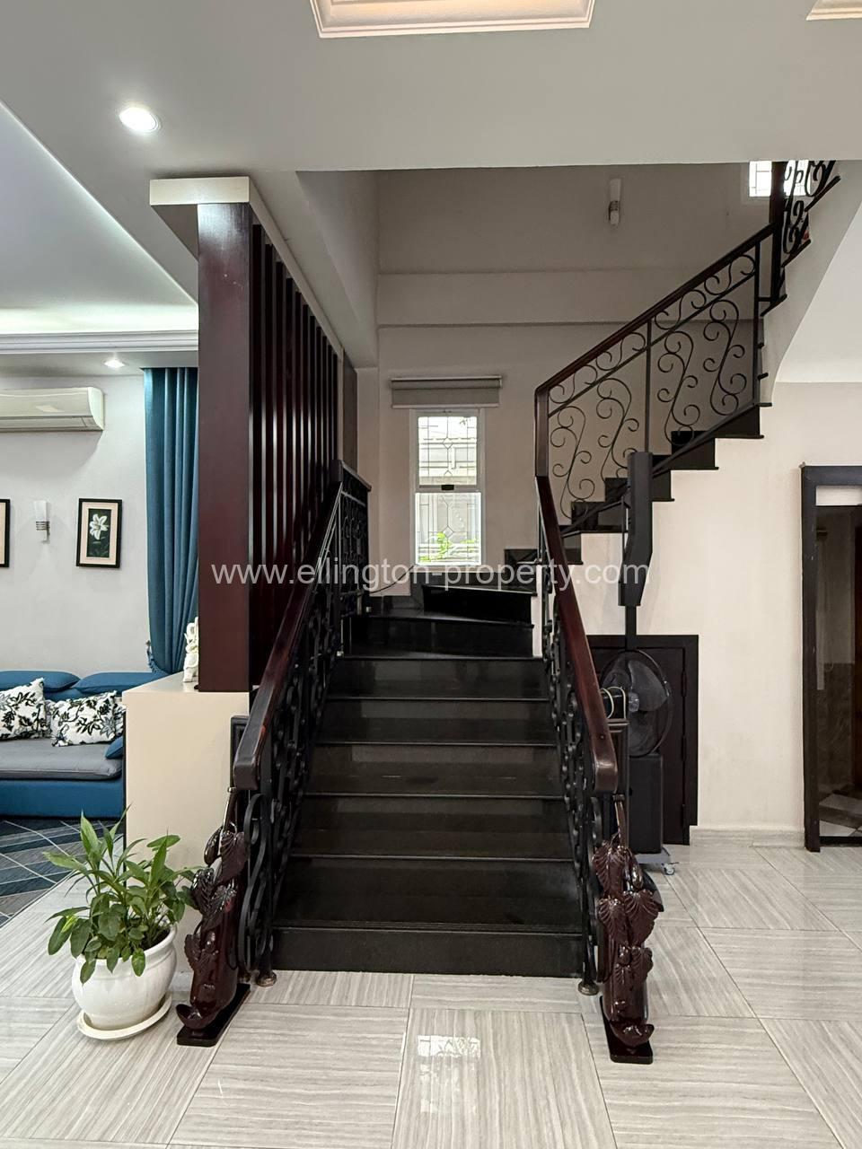 Villa For Rent In Chroy Changvar - Ellington Property