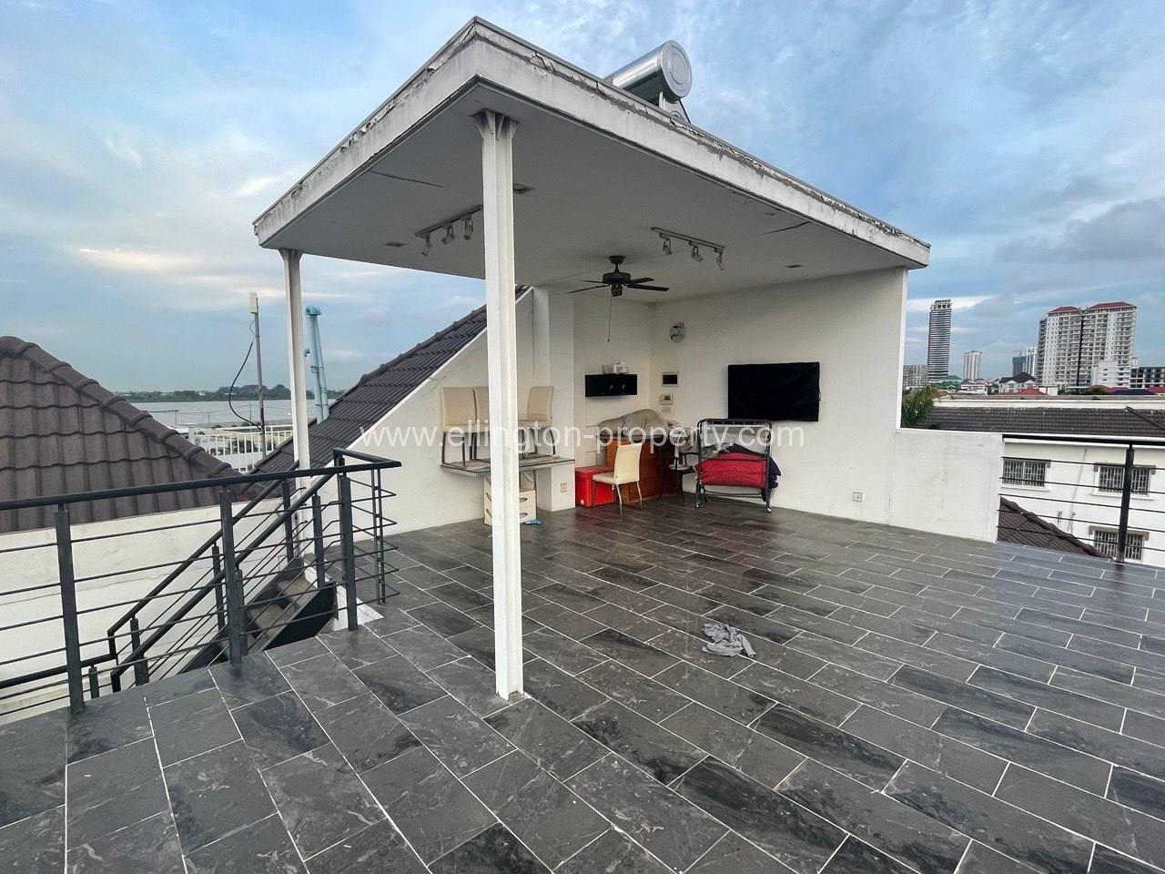 Villa For Rent In Chroy Changvar - Ellington Property