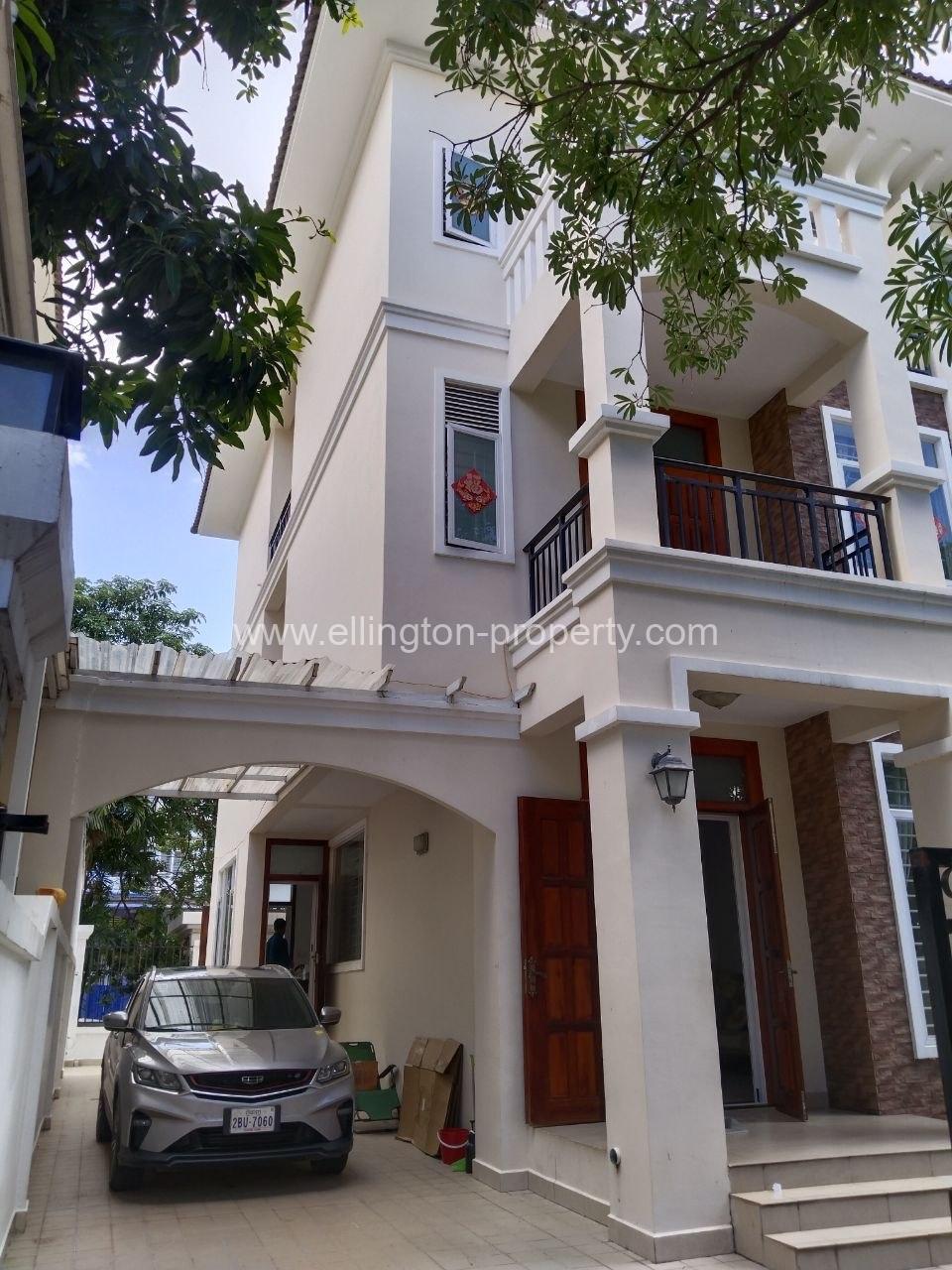 Villa For Rent In Chroy Changvar - Ellington Property