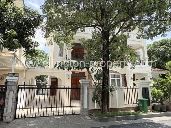 Villa For Rent In Chroy Changvar - Ellington Property