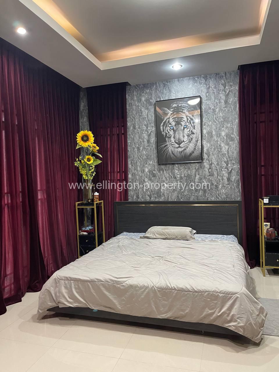 Twin Villa For Rent In Borey Peng Huoth Beung Snor - Ellington Property