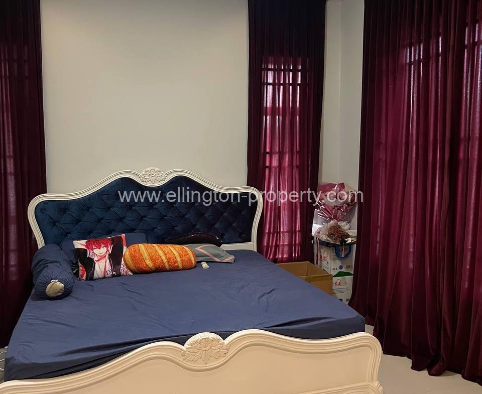 Twin Villa For Rent In Borey Peng Huoth Beung Snor - Ellington Property