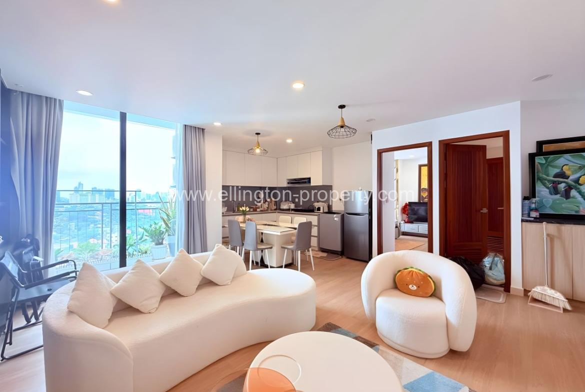 Beautiful& Modern 1 Bedroom For Rent Chroy Changvar - Ellington Property