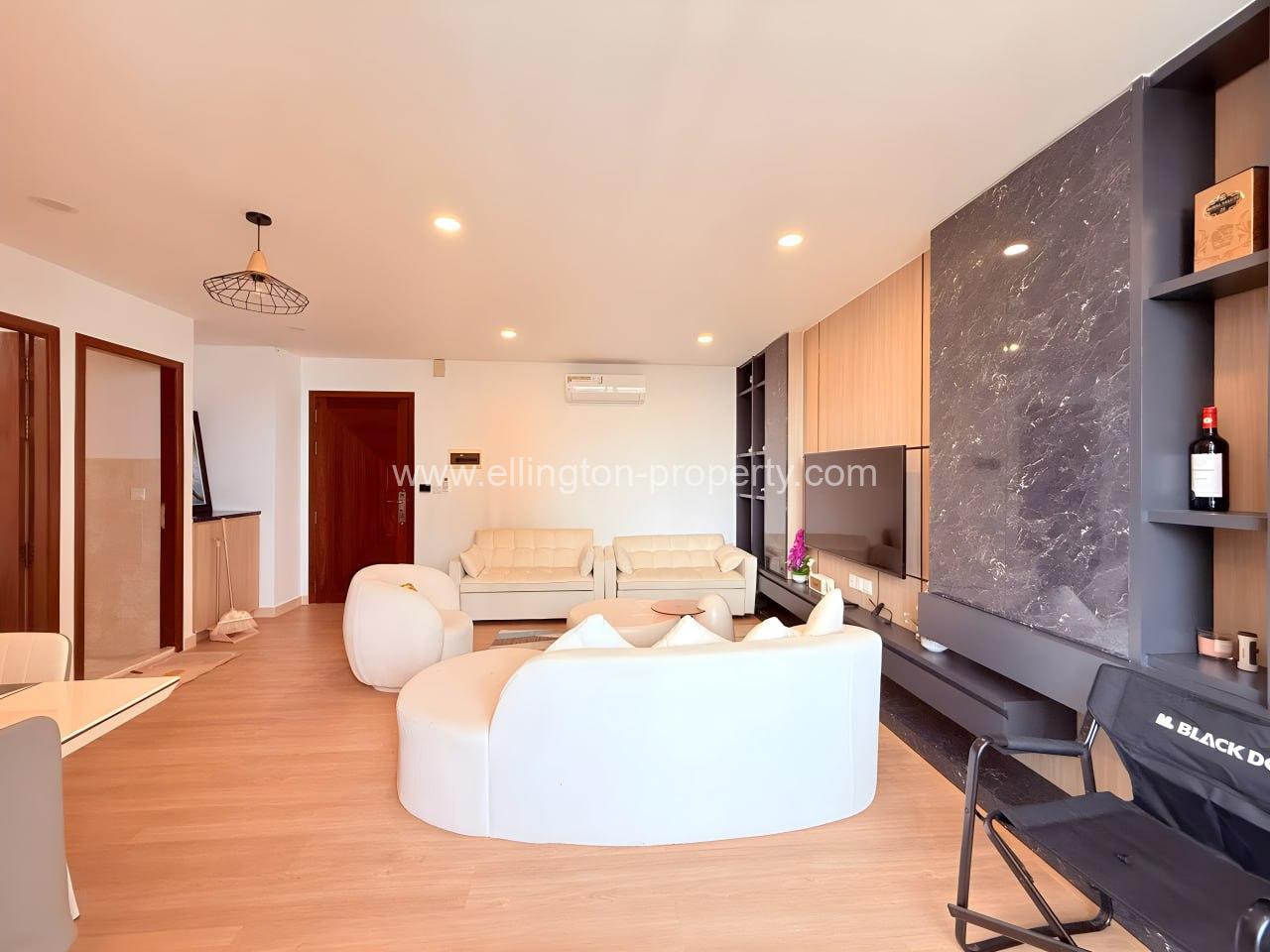 Beautiful& Modern 1 Bedroom For Rent Chroy Changvar - Ellington Property