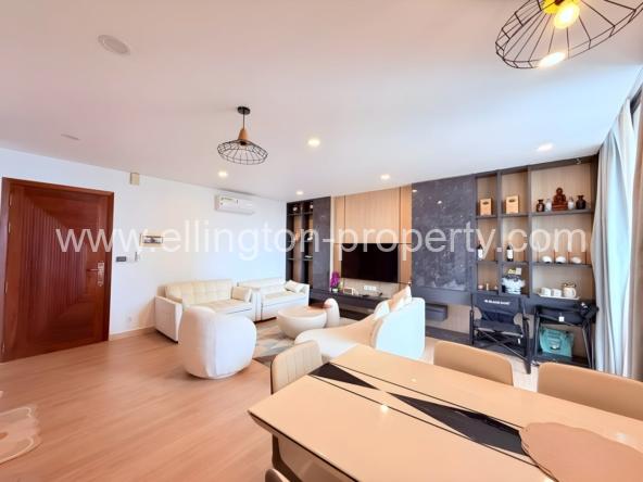 Beautiful& Modern 1 Bedroom For Rent Chroy Changvar - Ellington Property