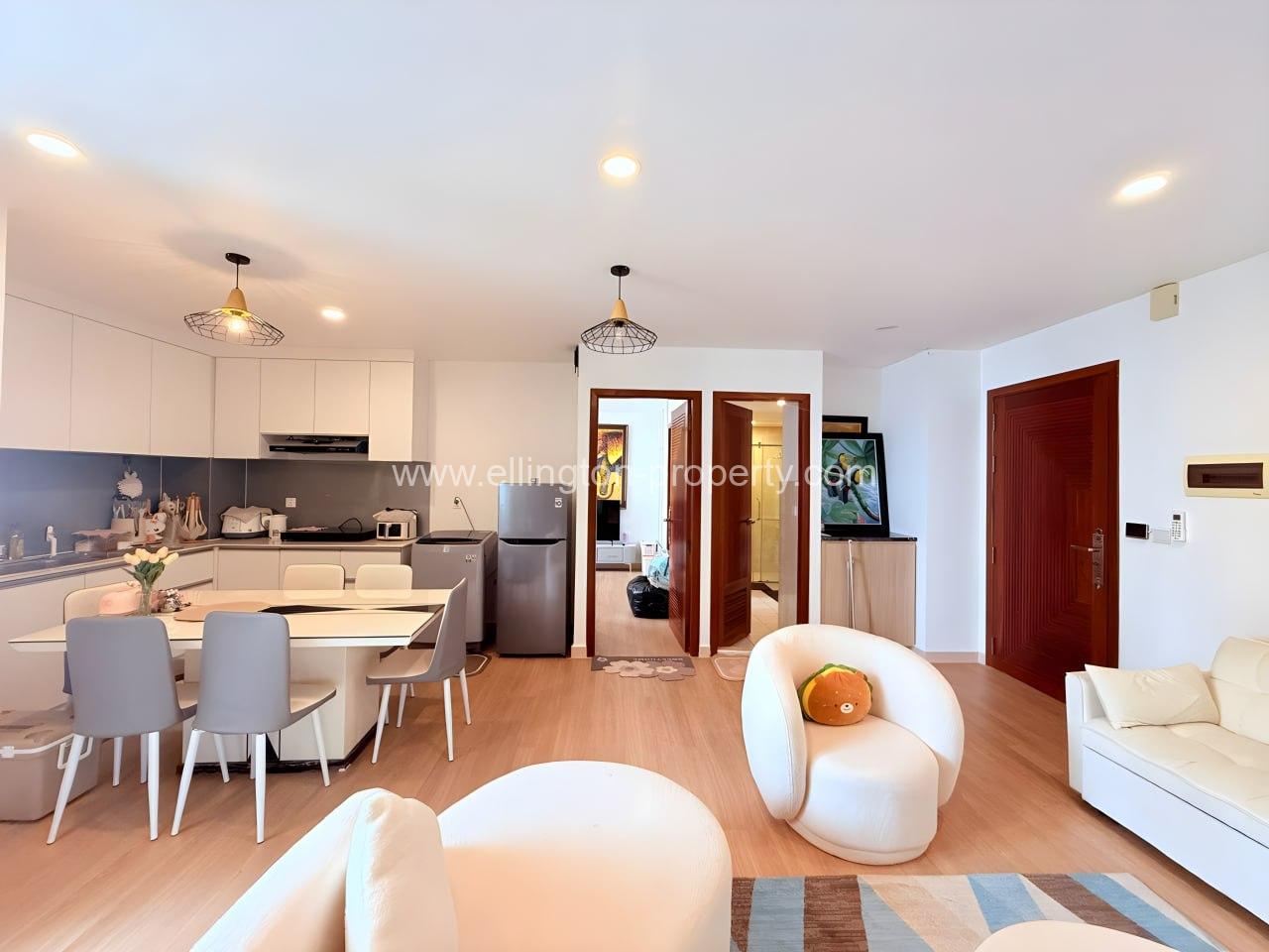 Beautiful& Modern 1 Bedroom For Rent Chroy Changvar - Ellington Property