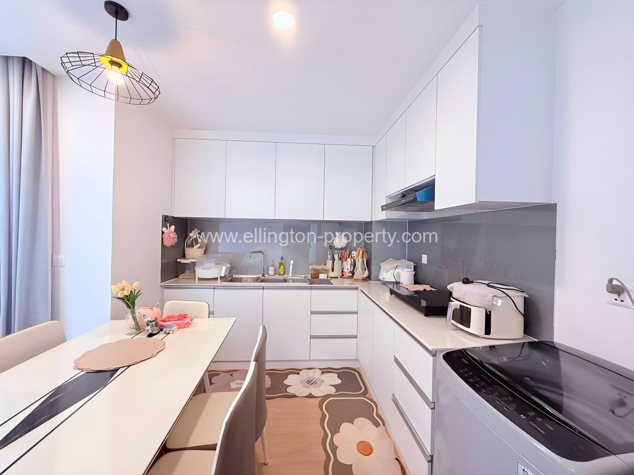 Beautiful& Modern 1 Bedroom For Rent Chroy Changvar - Ellington Property