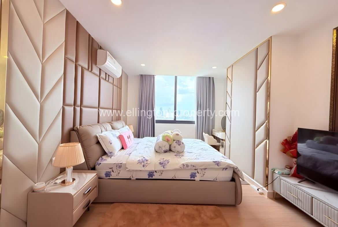 Beautiful& Modern 1 Bedroom For Rent Chroy Changvar - Ellington Property