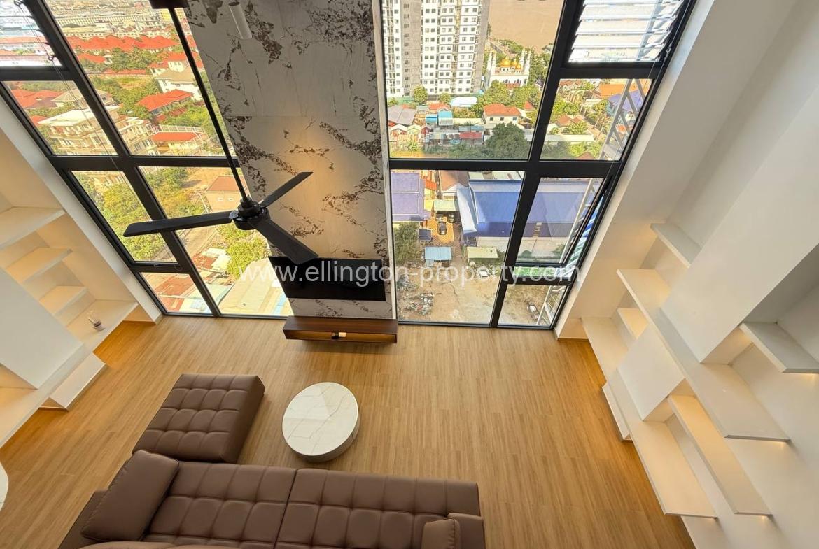 Loft 2 Bedrooms For Rent In Morgan Enmaison Chrouy Changvar - Ellington Property