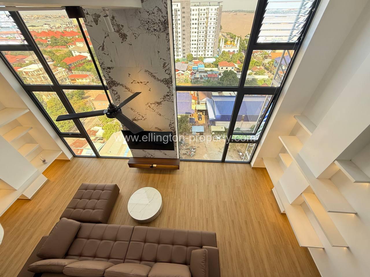 Loft 2 Bedrooms For Rent In Morgan Enmaison Chrouy Changvar - Ellington Property