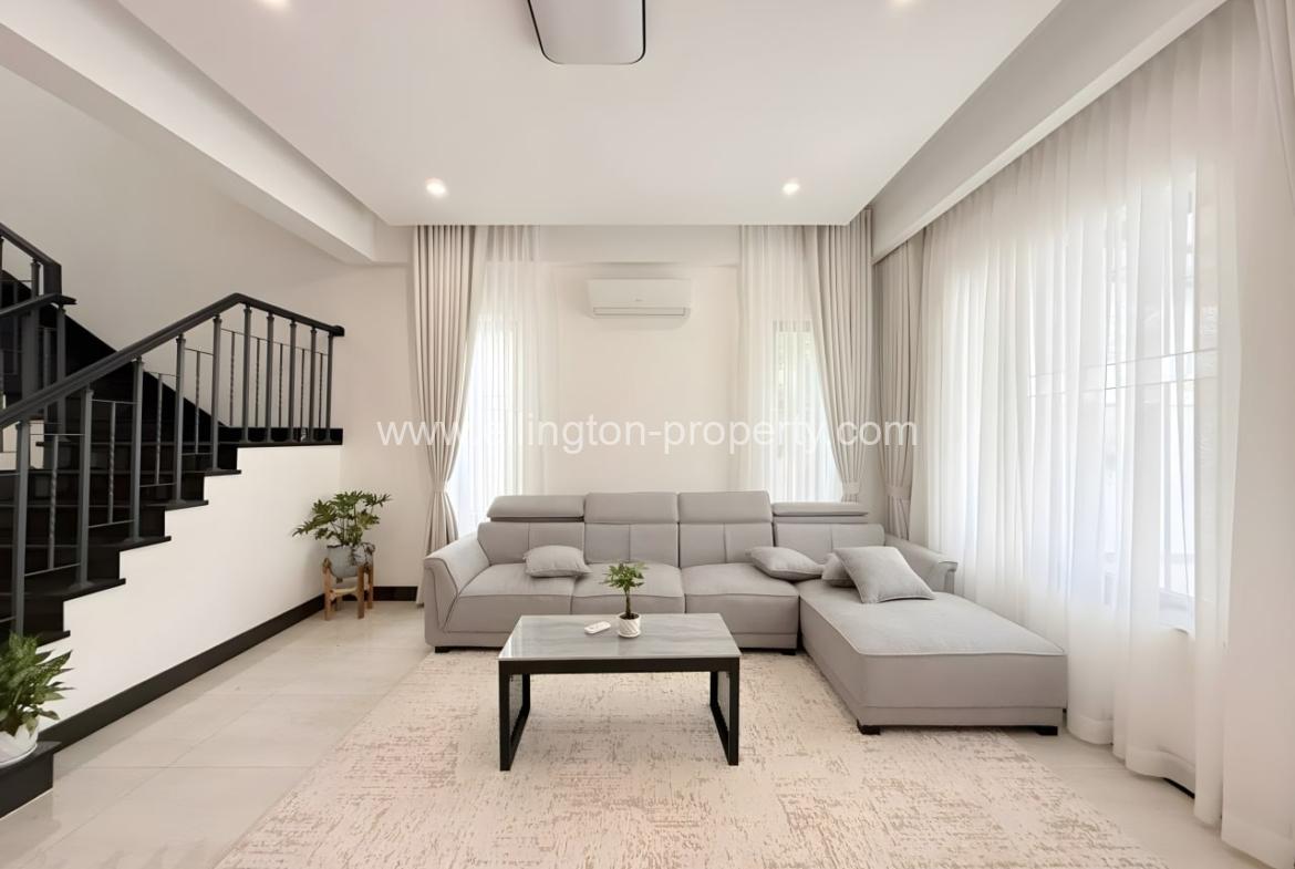 Modern Villa For Rent In Chroy Changvar - Ellington Property