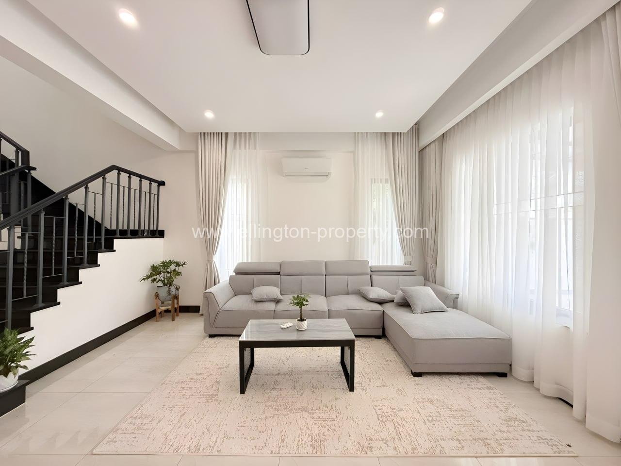 Modern Villa For Rent In Chroy Changvar - Ellington Property