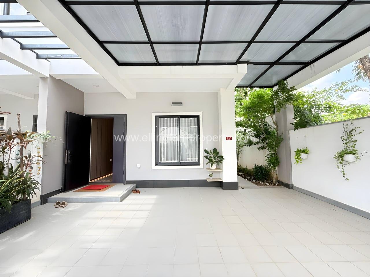 Modern Villa For Rent In Chroy Changvar - Ellington Property