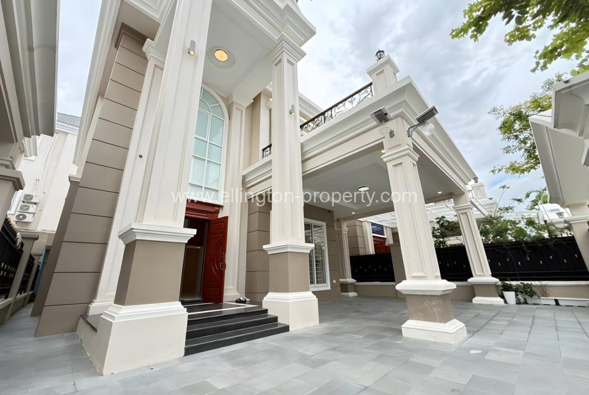 Single Villa For Rent In Phnom Penh Near New Airport - Ellington Property