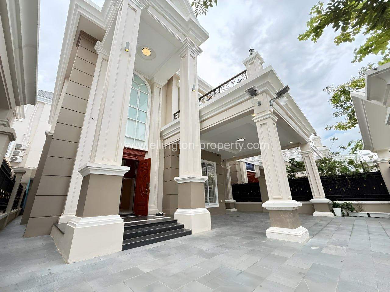 Single Villa For Rent In Phnom Penh Near New Airport - Ellington Property