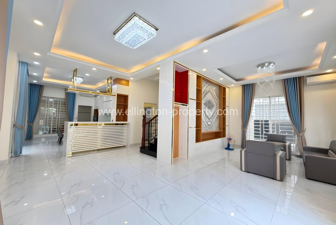 Single Villa For Rent In Phnom Penh Near New Airport - Ellington Property