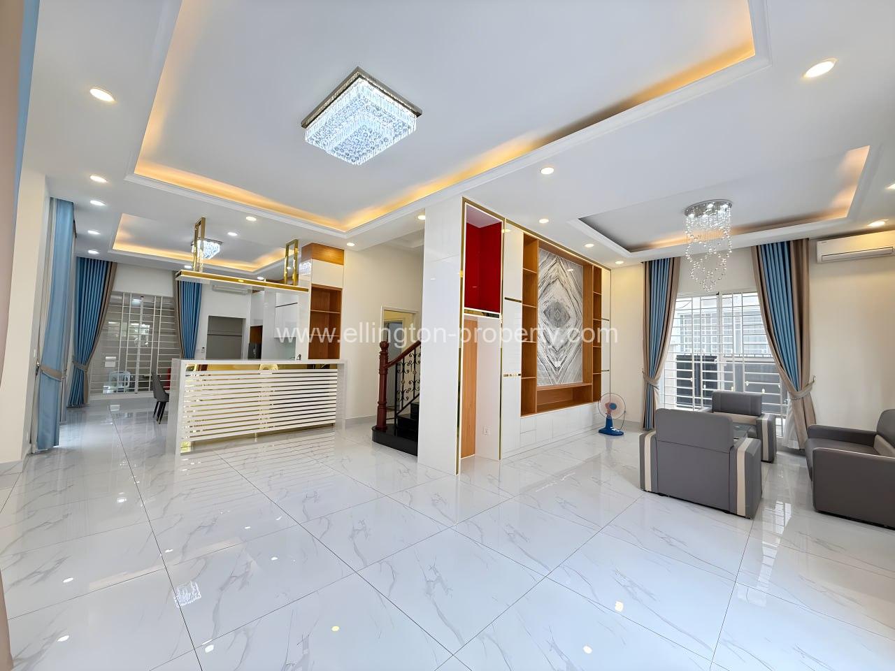 Single Villa For Rent In Phnom Penh Near New Airport - Ellington Property