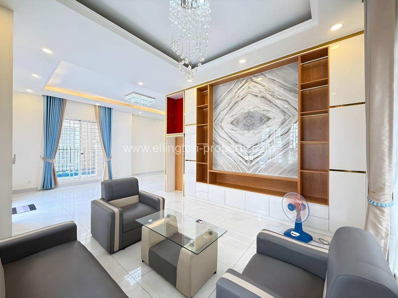 Single Villa For Rent In Phnom Penh Near New Airport - Ellington Property